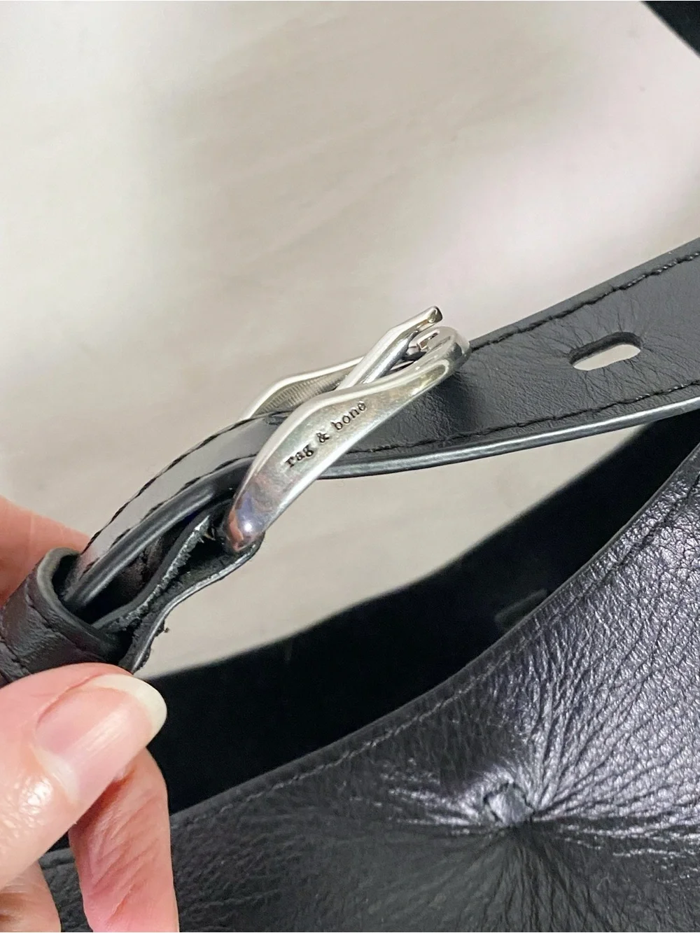 Rag & Bone Belize Shopper Bag Black